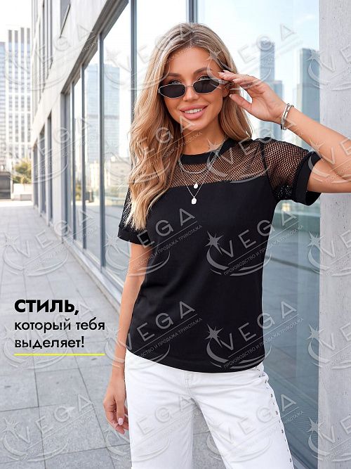 картинка Футболка женская 519 от магазина Одежда+