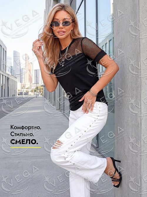 картинка Футболка женская 519 от магазина Одежда+